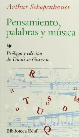 Pensamiento, palabras y música, de Arthur Schopenhauer - Editorial Edaf