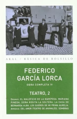 Obras IV, de Federico García Lorca - Ediciones Akal