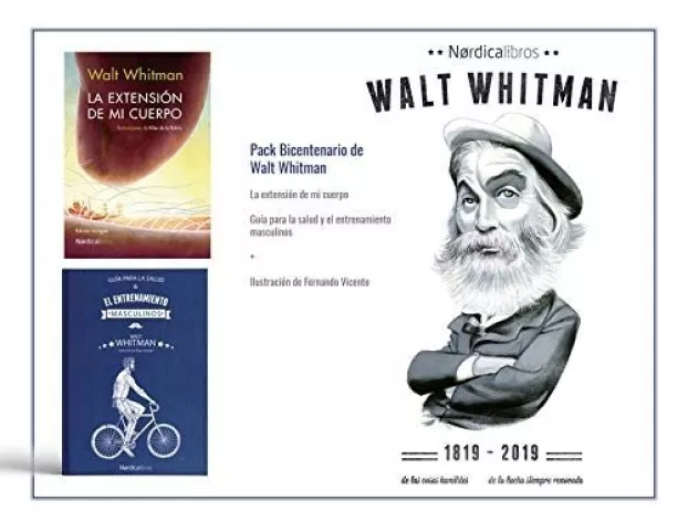 Pack bicentenario Walt Whitman, de Walt Whitman - Nórdica Libros