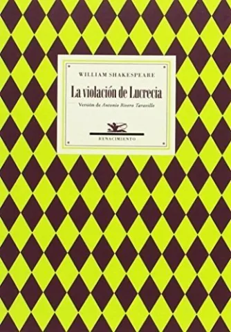 La violación de Lucrecia, de William Shakespeare - Editorial Renacimiento